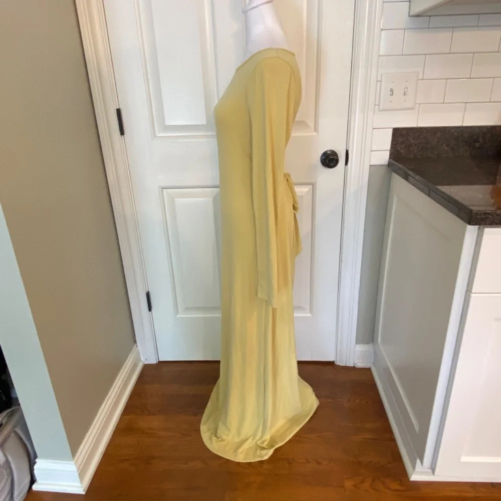 New! Free People Beach Aubre Open-back Essential Maxi Yellow nwot 27058 - Picture 8 of 15